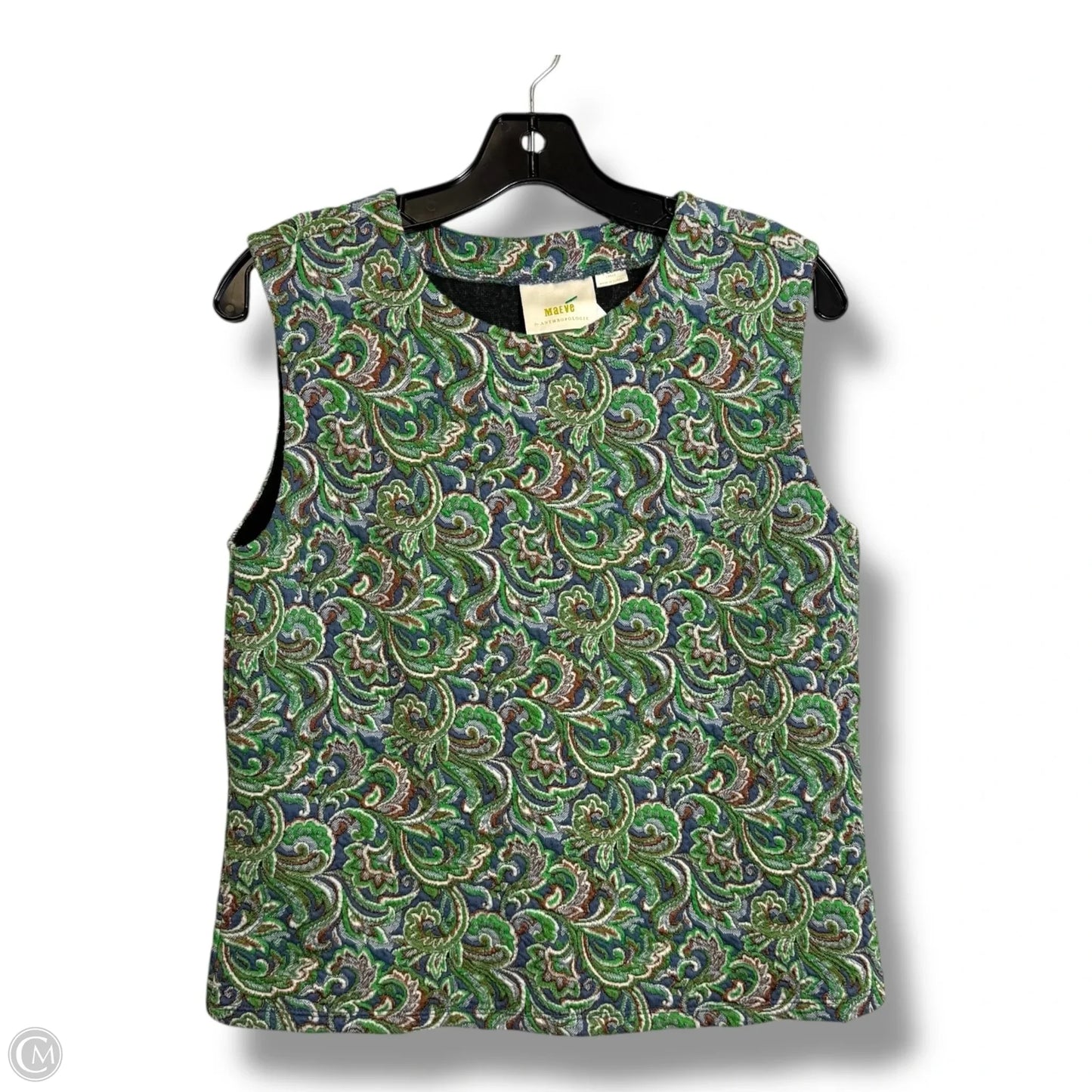 Top Sleeveless By Maeve In Multi-colored, Size: L