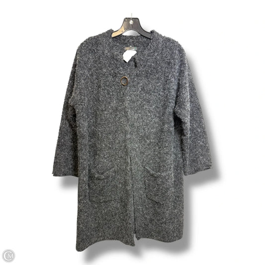 Cardigan By Clothes Mentor In Grey, Size: L