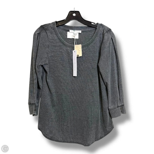 Top 3/4 Sleeve By Jane And Delancey In Grey, Size: S