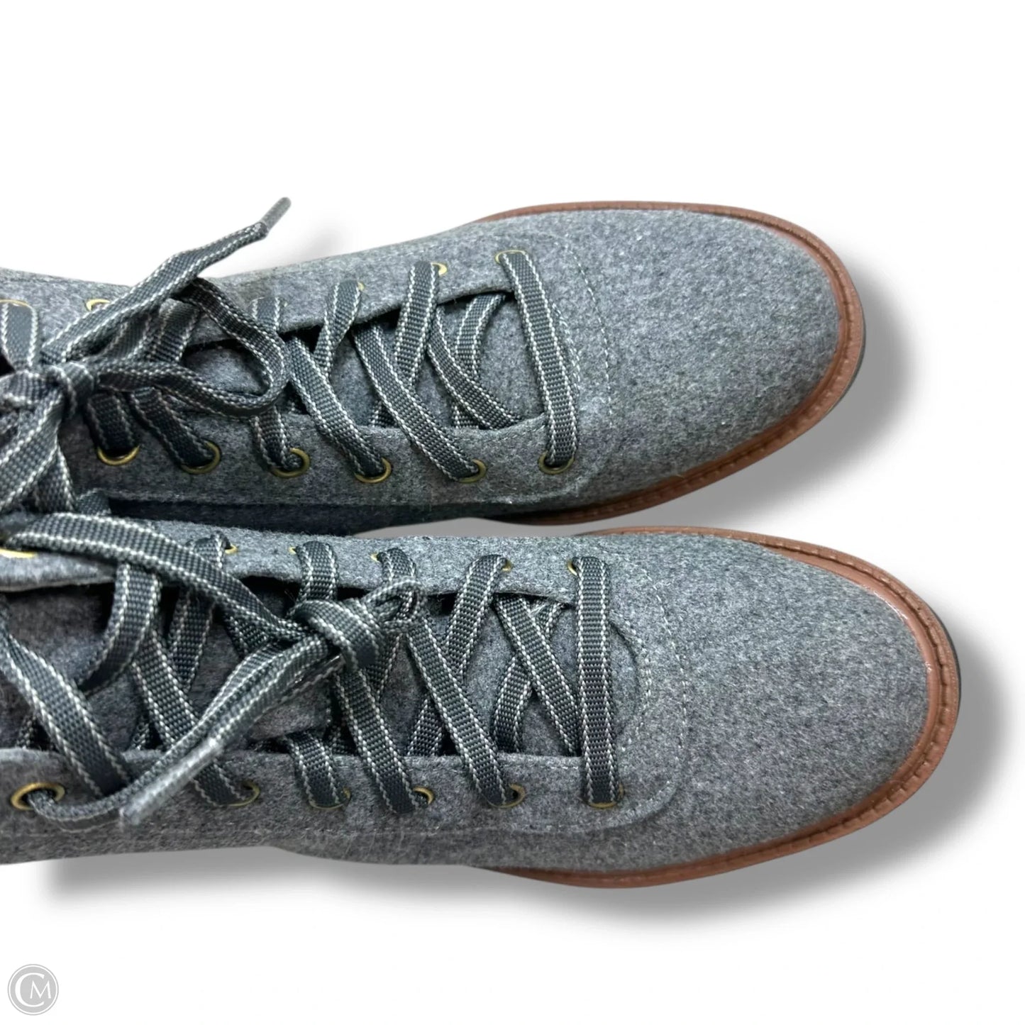 Boots Ankle Flats By Dr Scholls In Grey, Size: 6.5