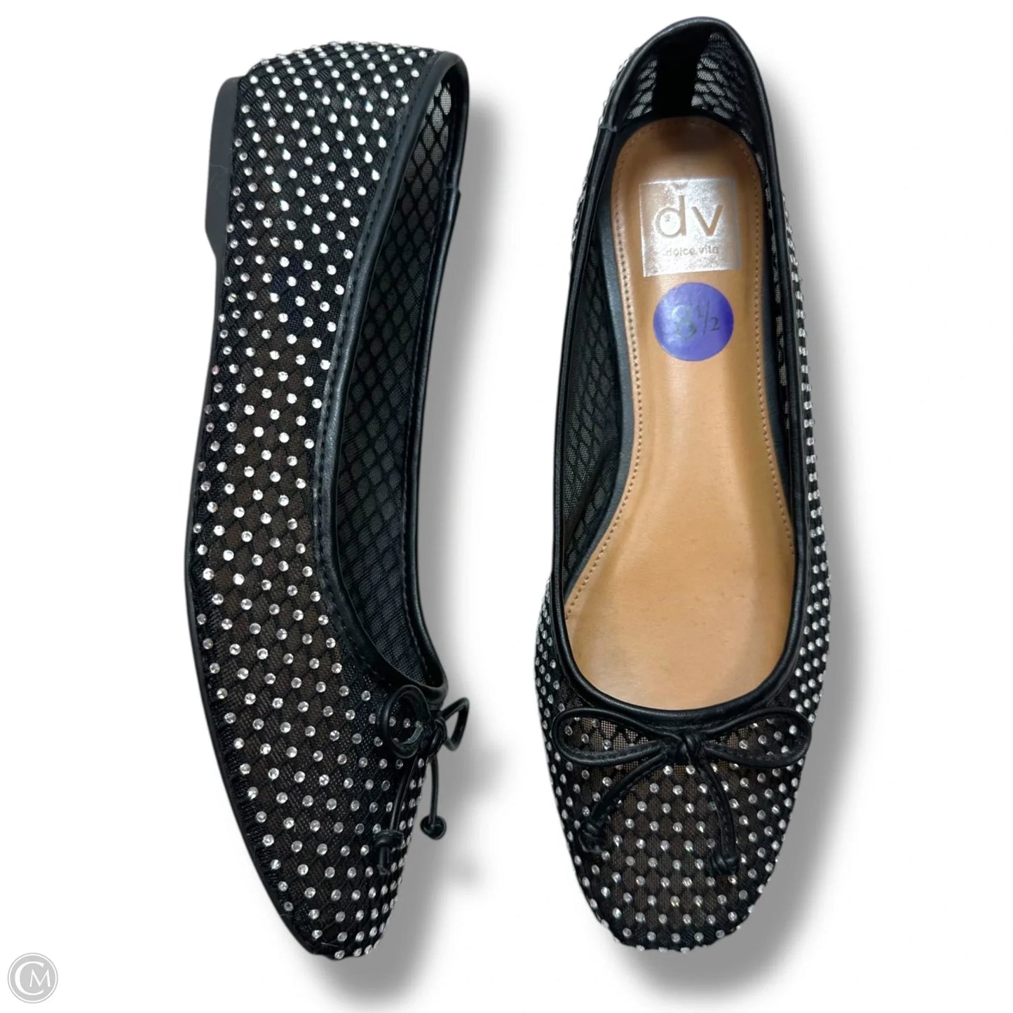 Shoes Flats By Dv In Black, Size: 8.5
