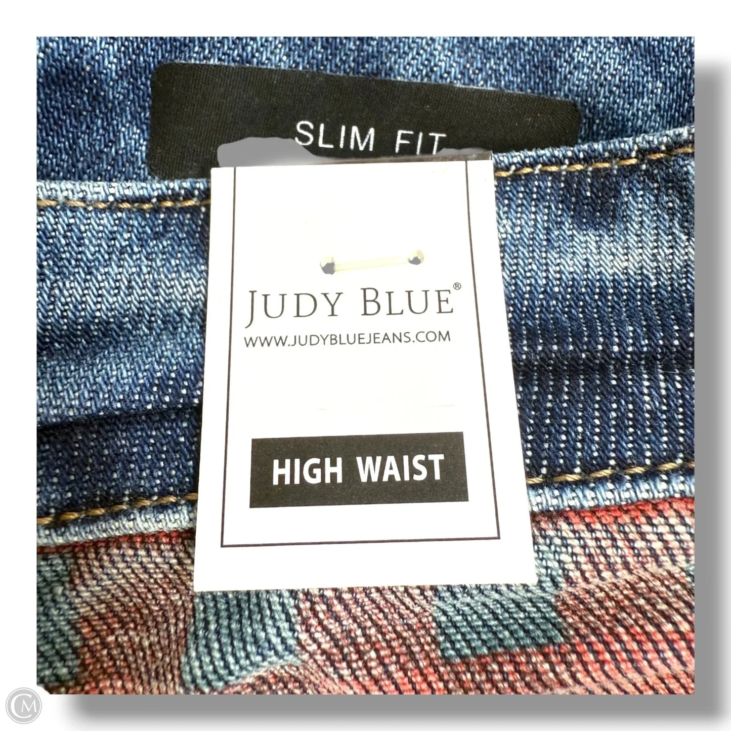 Jeans Straight By Judy Blue In Blue Denim, Size: 8
