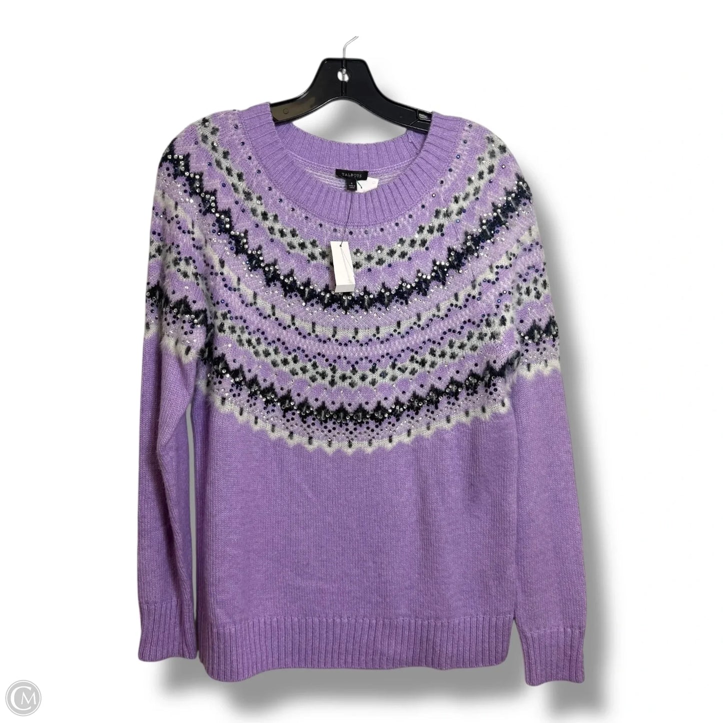Sweater By Talbots In Purple, Size: S