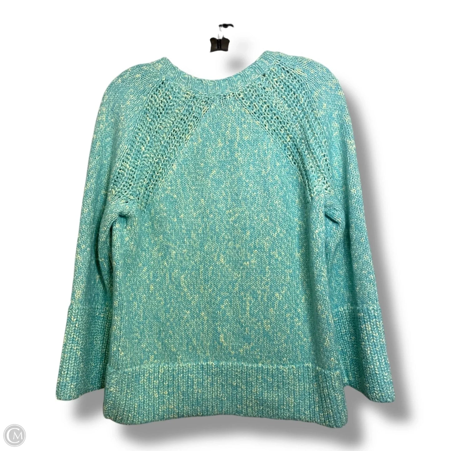Sweater By Talbots In Aqua, Size: M