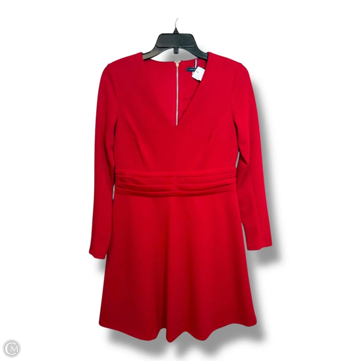 Dress Party Midi By Tommy Hilfiger In Red, Size: 6p
