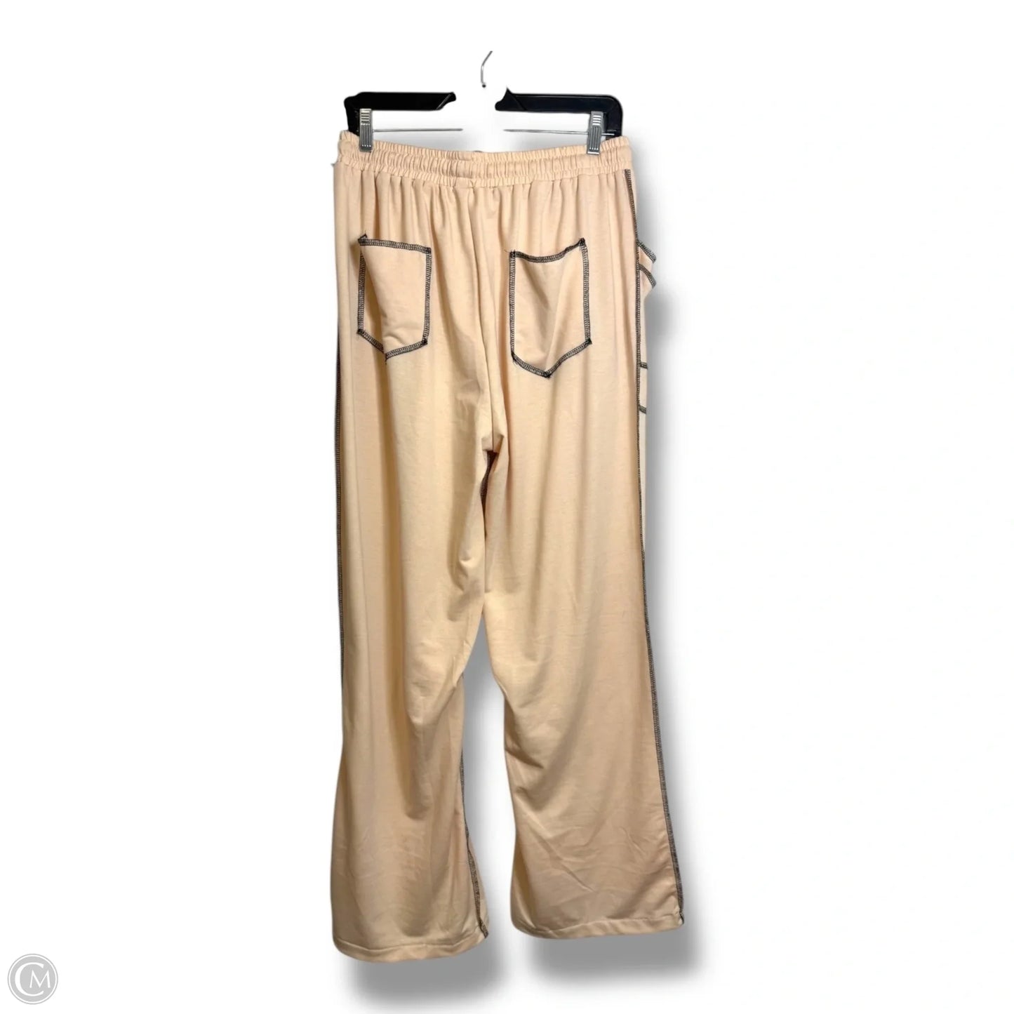 Pants Lounge By Clothes Mentor In Cream, Size: M