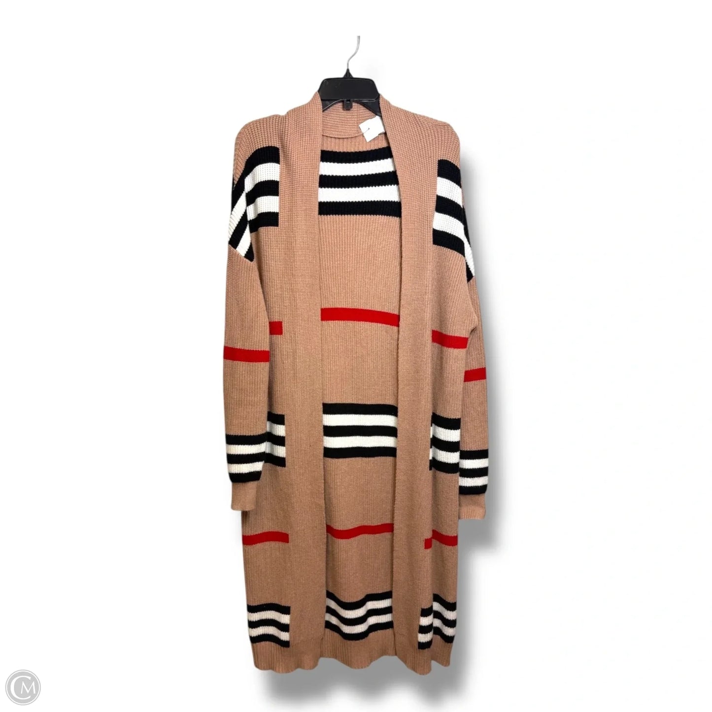 Cardigan By Clothes Mentor In Striped Pattern, Size: S