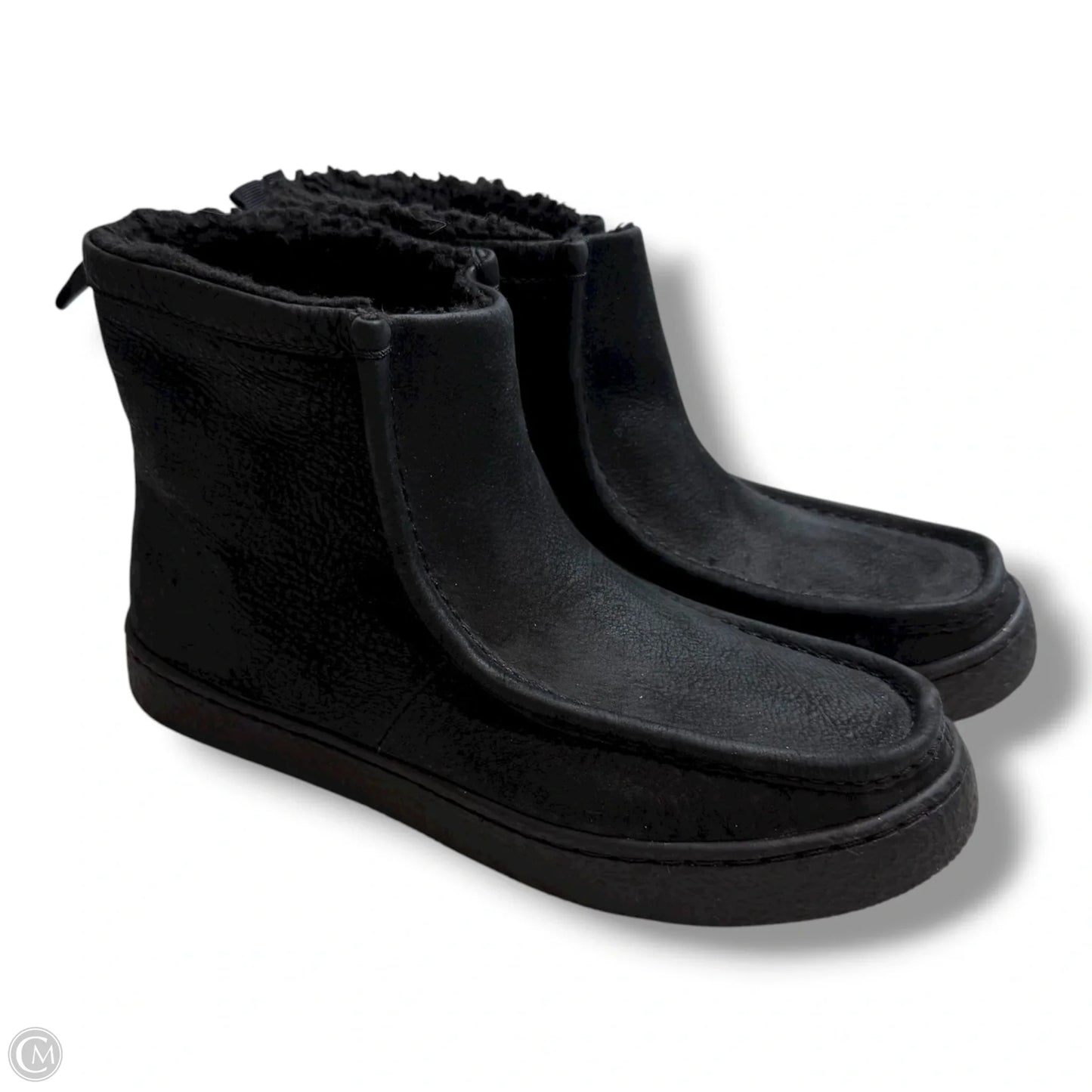 Boots Ankle Flats By Clarks In Black, Size: 9