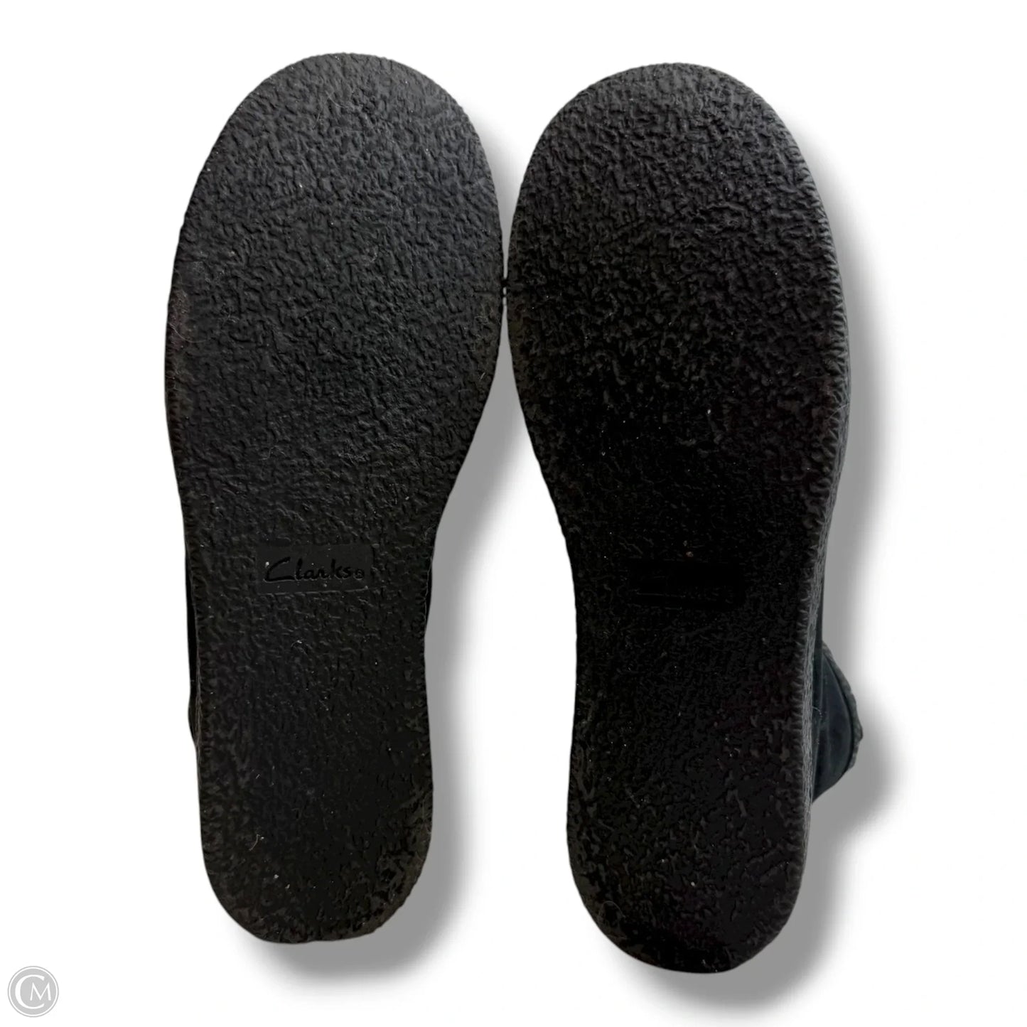 Boots Ankle Flats By Clarks In Black, Size: 9