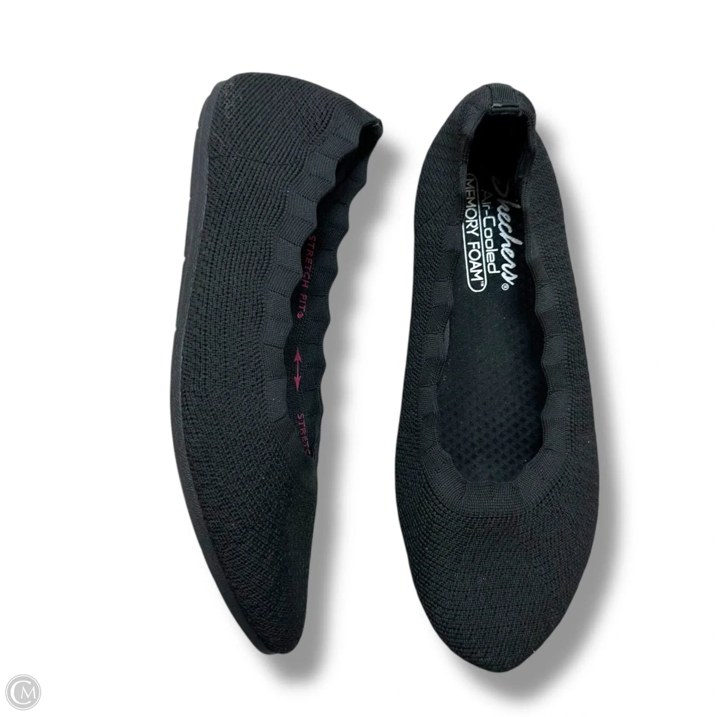 Shoes Flats By Skechers In Black, Size: 8