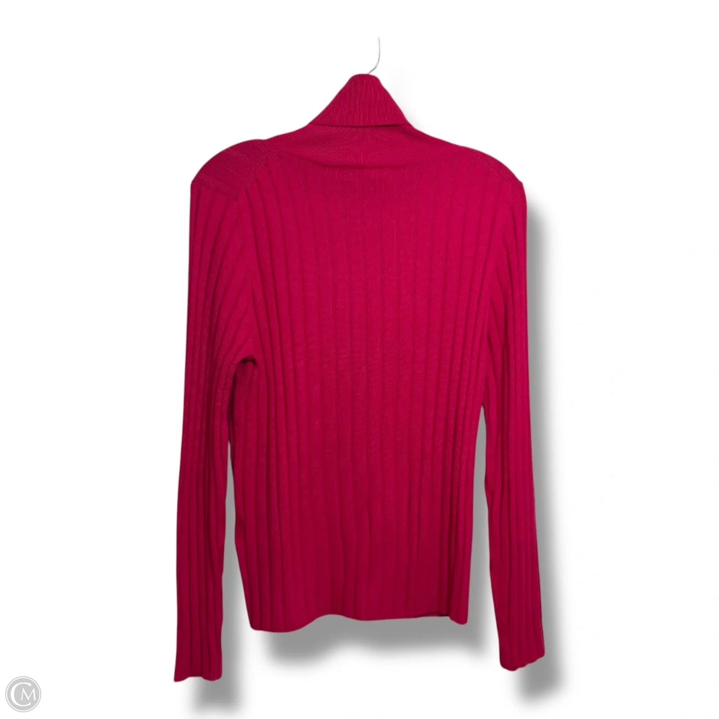 Top Long Sleeve By Banana Republic In Pink, Size: L
