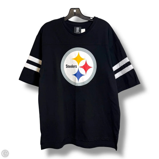 Top Short Sleeve By Nfl In Black, Size: L