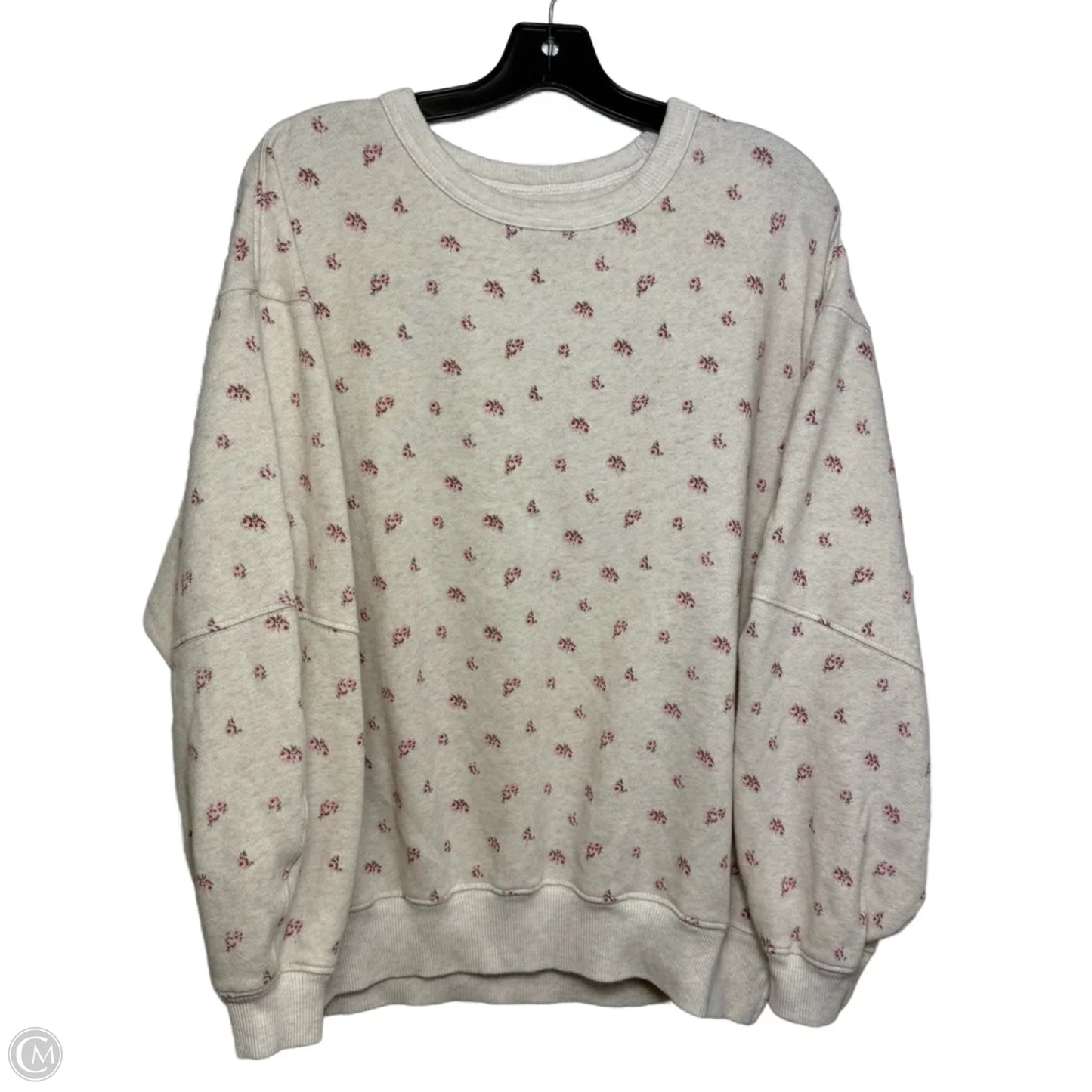 Sweatshirt Crewneck By Aerie In Floral Print, Size: Xs