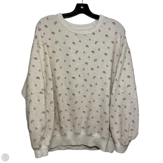 Sweatshirt Crewneck By Aerie In Floral Print, Size: Xs