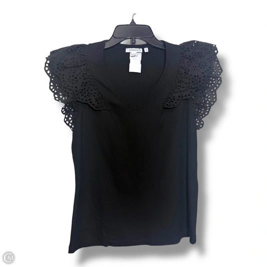 Top Short Sleeve By Chicos In Black, Size: Xs