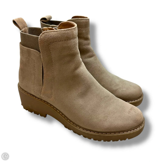 Boots Ankle Heels By White Mountain In Taupe, Size: 9
