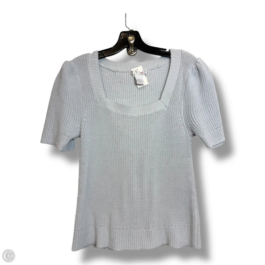 Top Short Sleeve By Design History In Blue, Size: S