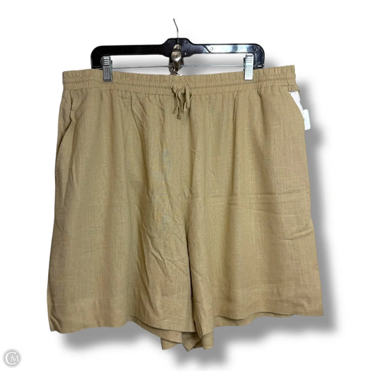 Shorts By 89th And Madison In Tan, Size: 1x