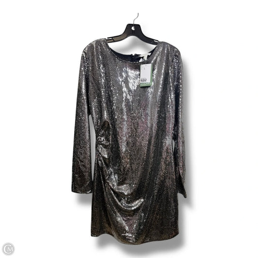 Dress Party Short By H&m In Silver, Size: Xl