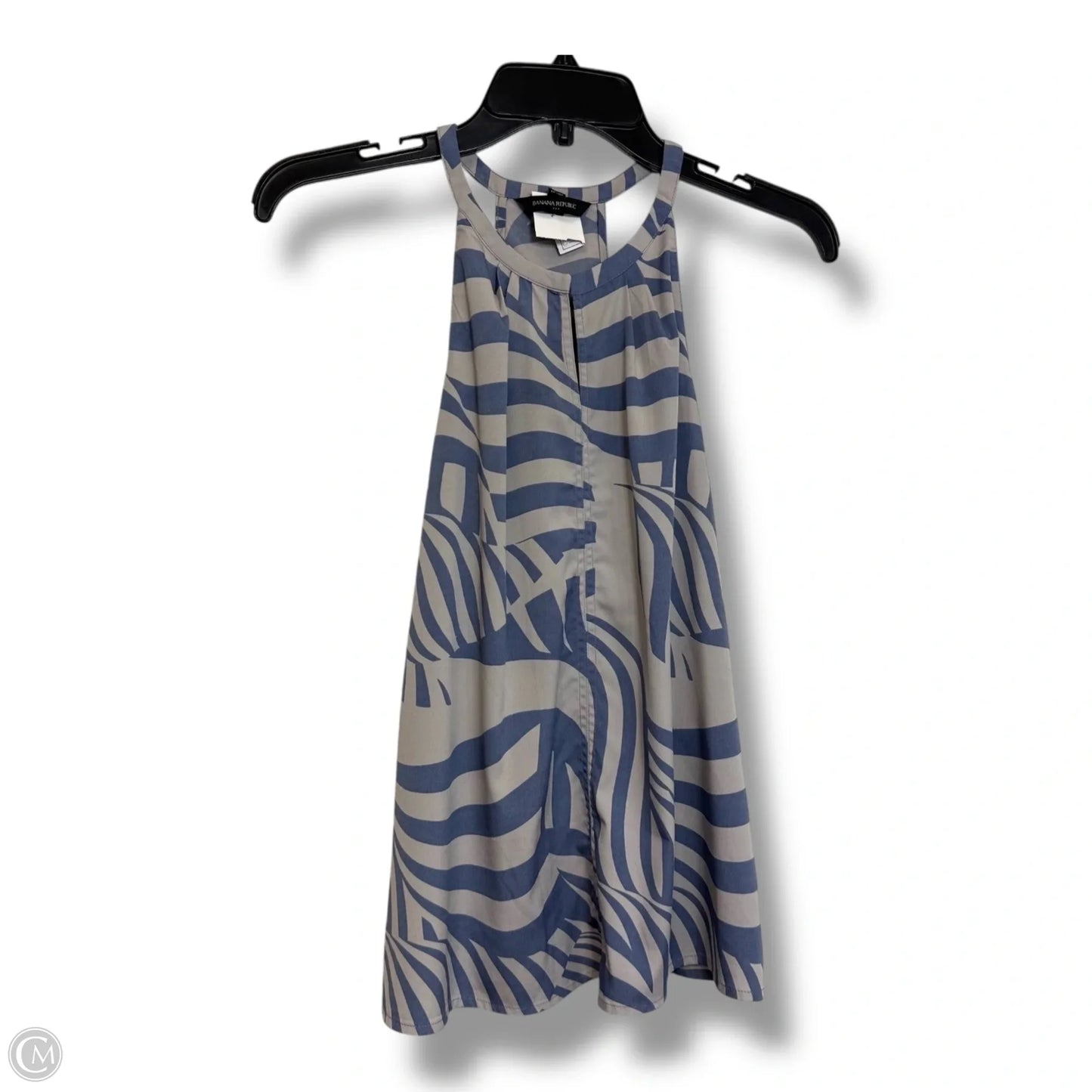 Top Sleeveless Basic By Banana Republic In Blue, Size: M