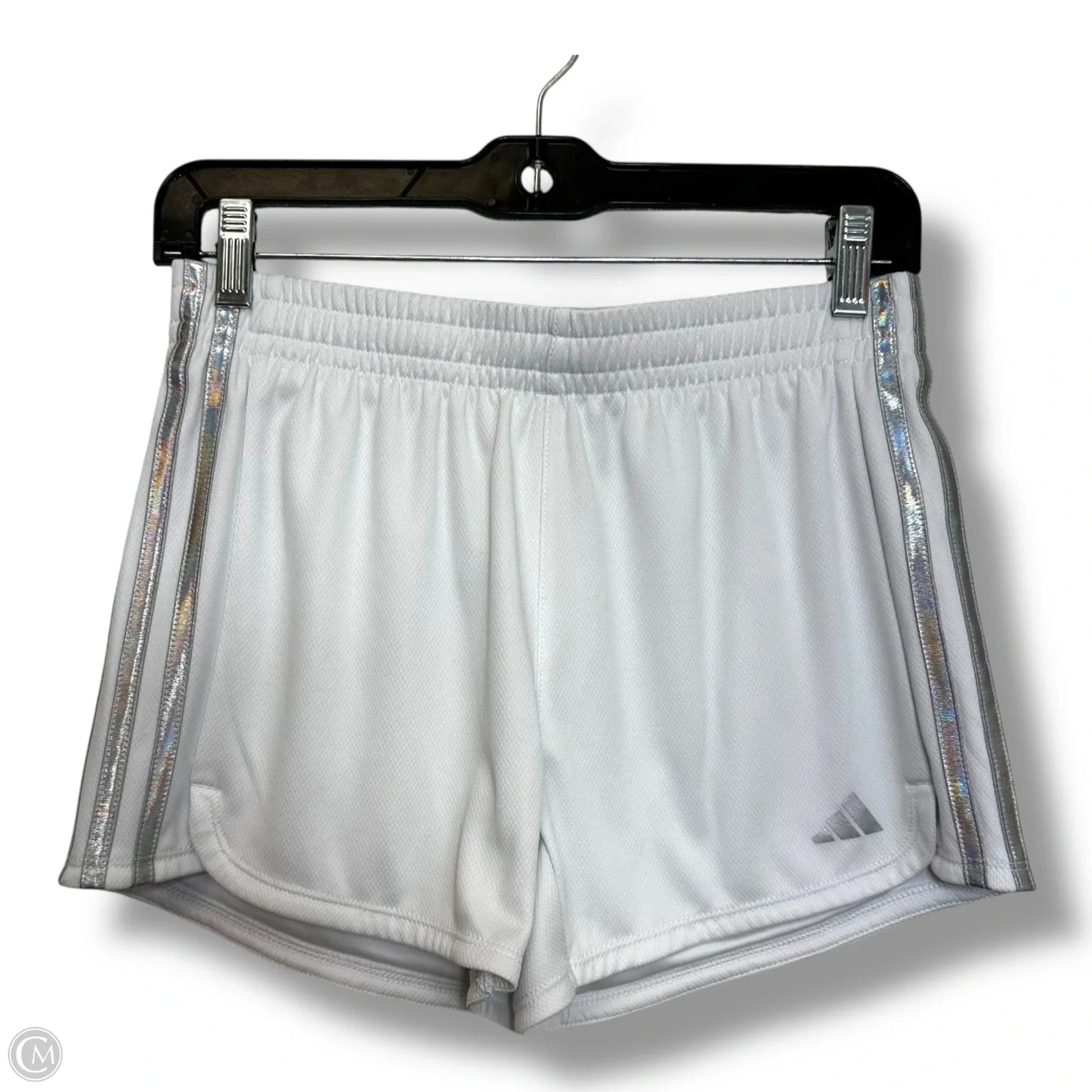 Athletic Shorts By Adidas In White, Size: S