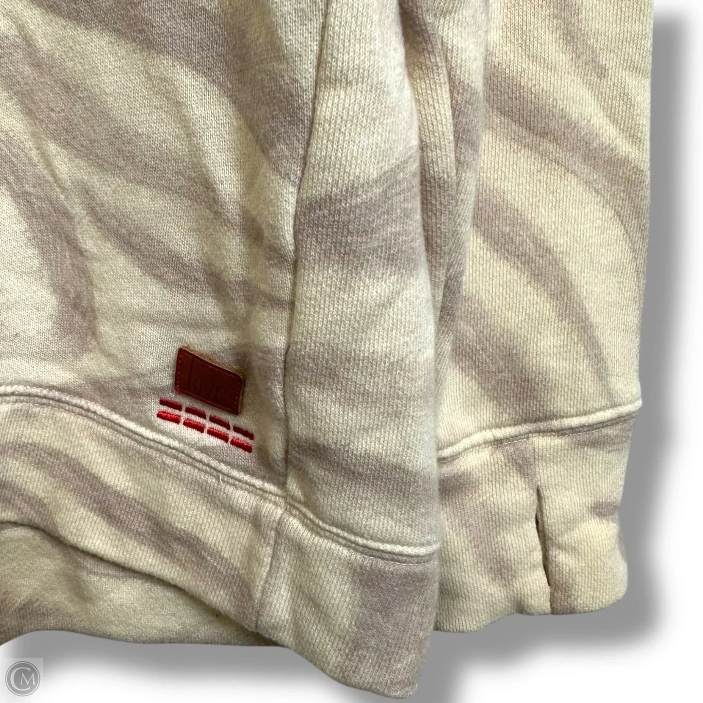 Sweatshirt Collar By Peace Love World In Cream, Size: Xs