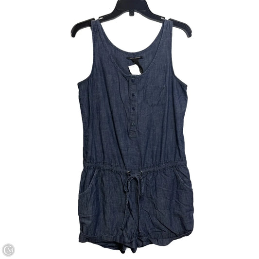 Romper By Lucky Brand In Blue Denim, Size: S