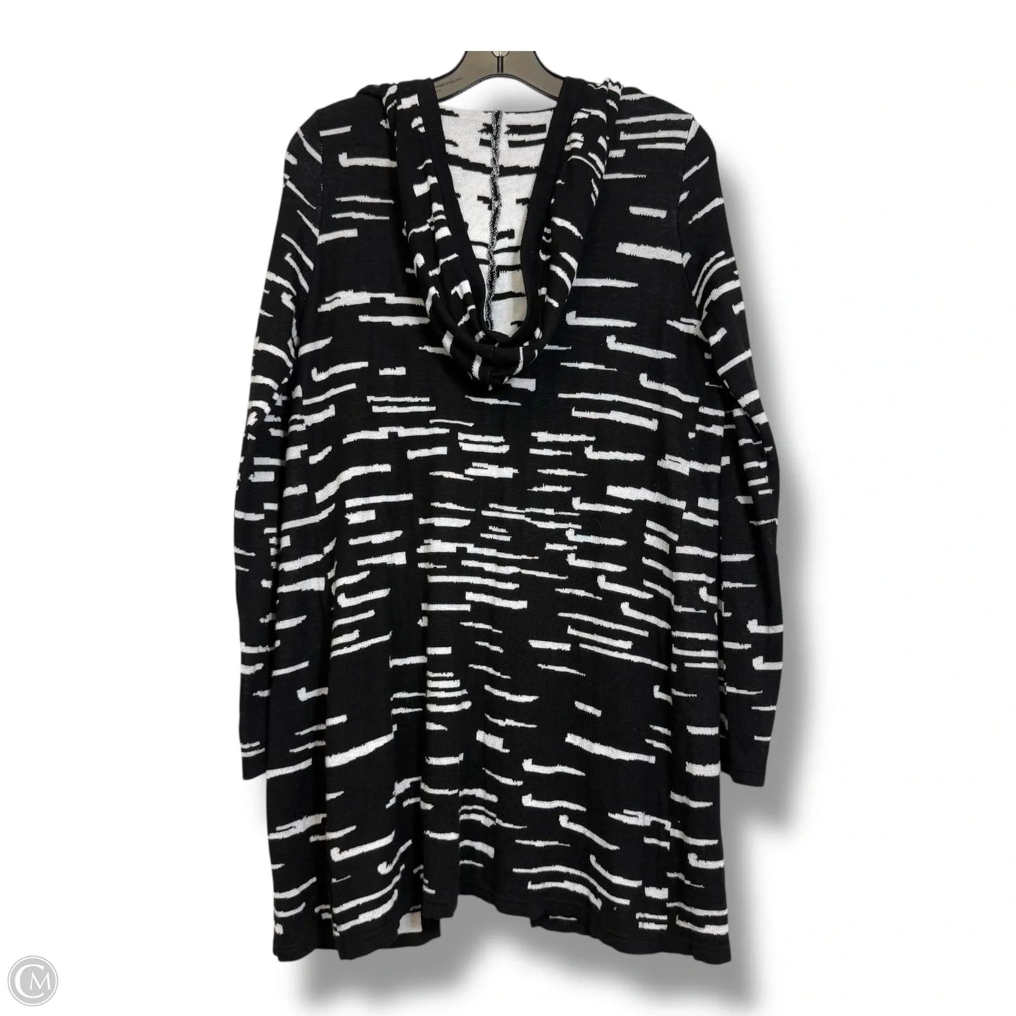 Cardigan By Belldini In Black & White, Size: L