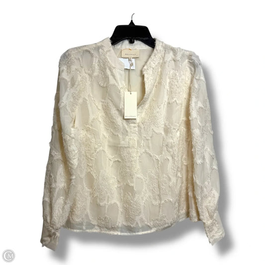 Top Long Sleeve Basic By Melloday In White, Size: S