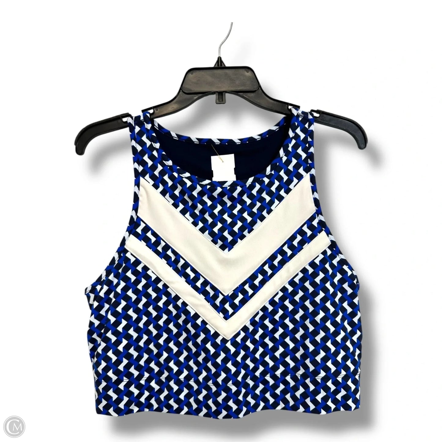 Athletic Tank Top By Lou And Grey In Blue & White, Size: Xl