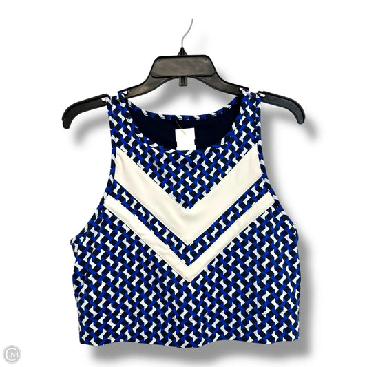 Athletic Tank Top By Lou And Grey In Blue & White, Size: Xl