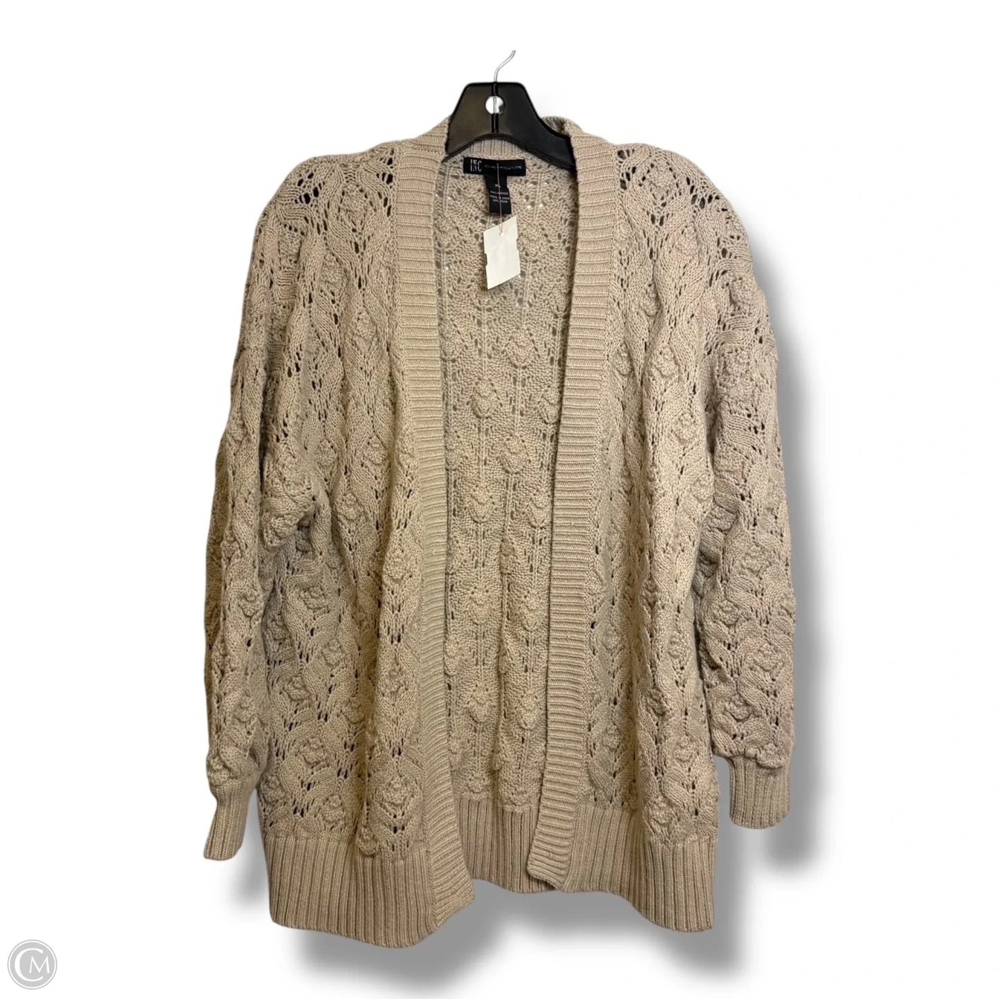 Cardigan By Inc In Tan, Size: Xl