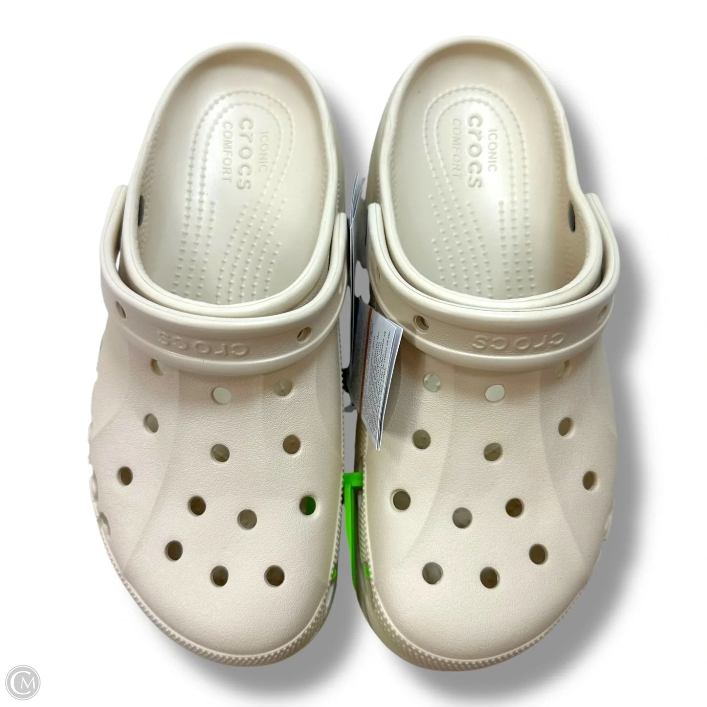 Platform Shoes Flats By Crocs In Beige, Size: 10