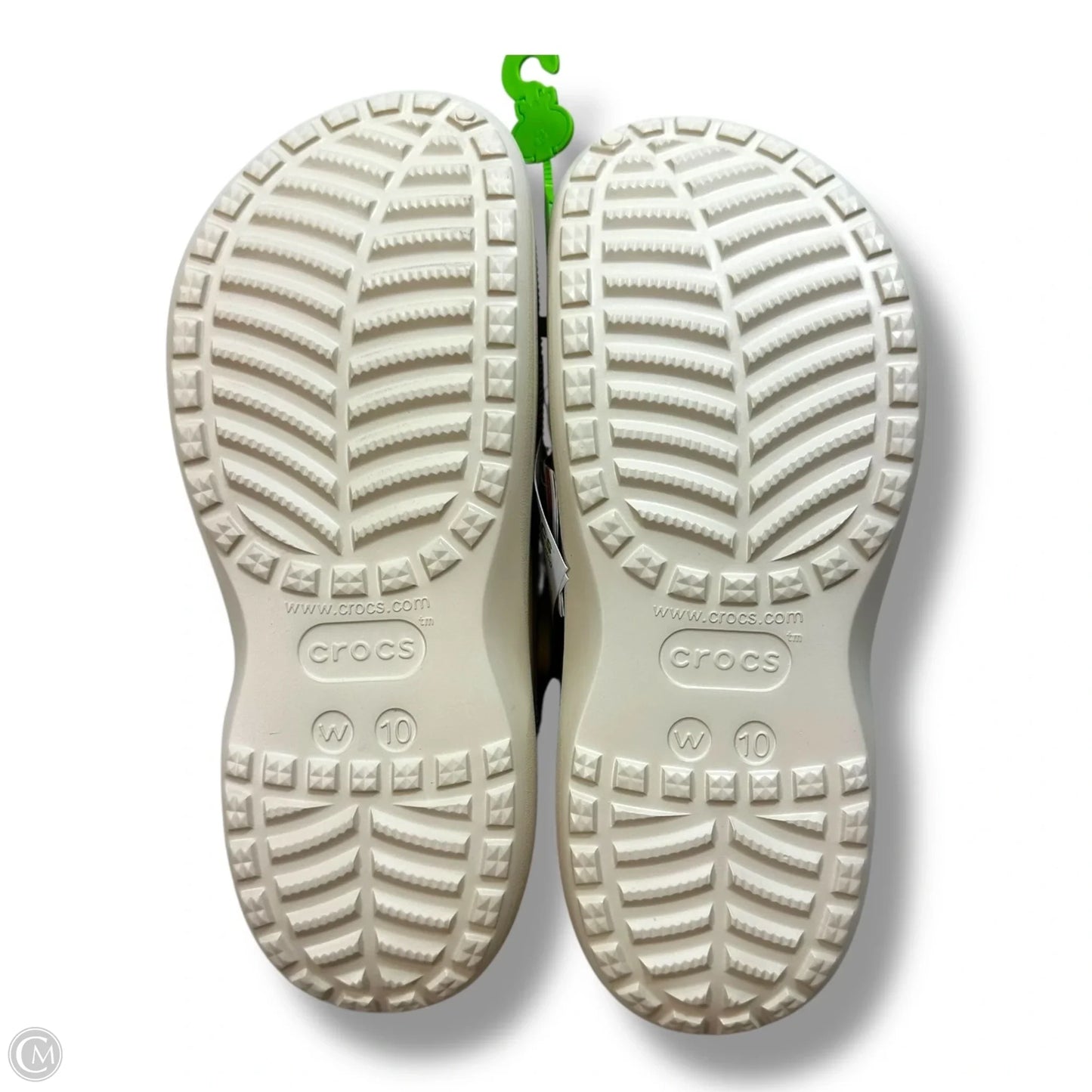 Platform Shoes Flats By Crocs In Beige, Size: 10