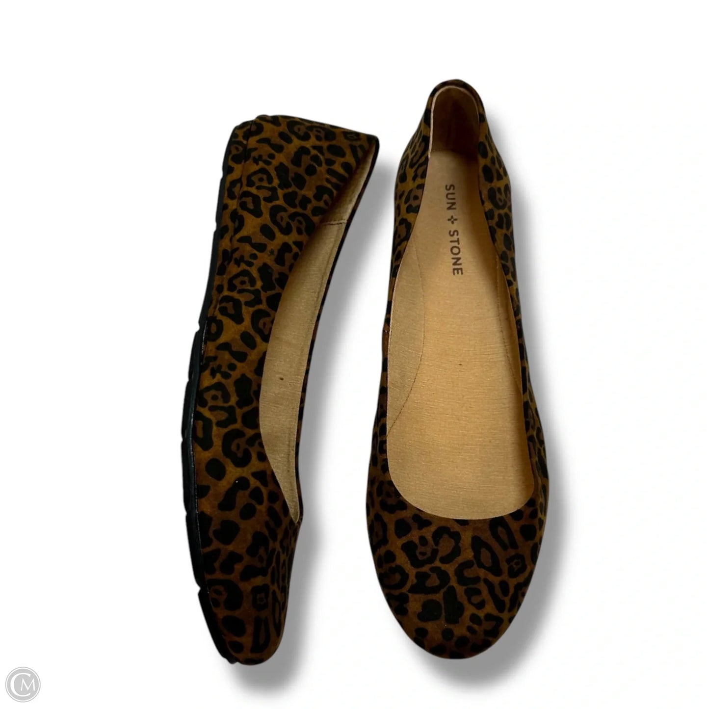 Shoes Flats By Clothes Mentor In Animal Print, Size: 11
