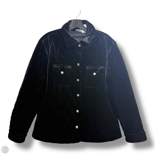 Jacket Other By Chicos In Black, Size: L