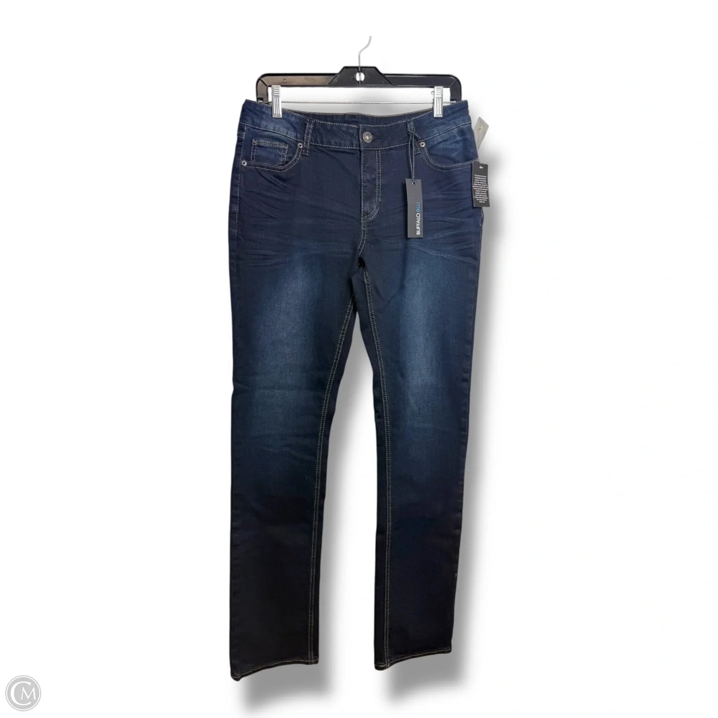 Jeans Straight By Clothes Mentor In Blue Denim, Size: 12
