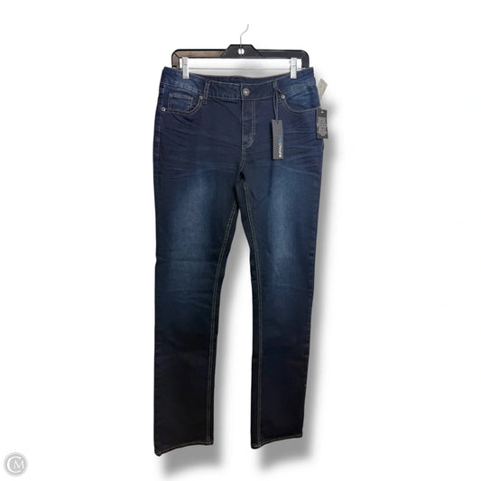 Jeans Straight By Clothes Mentor In Blue Denim, Size: 12