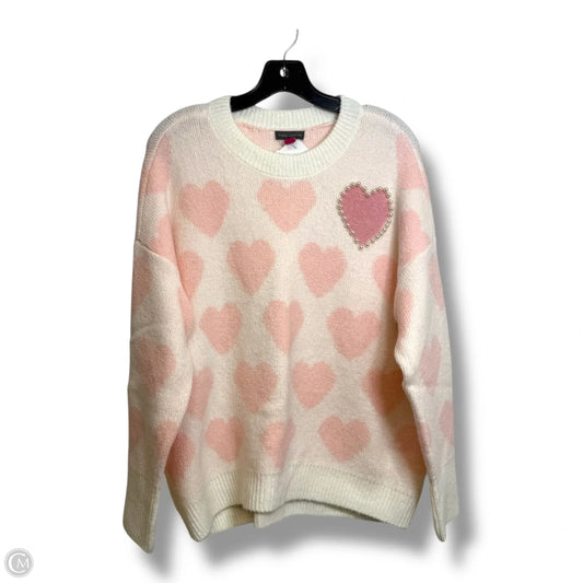 Sweater By Vince Camuto In Pink, Size: M