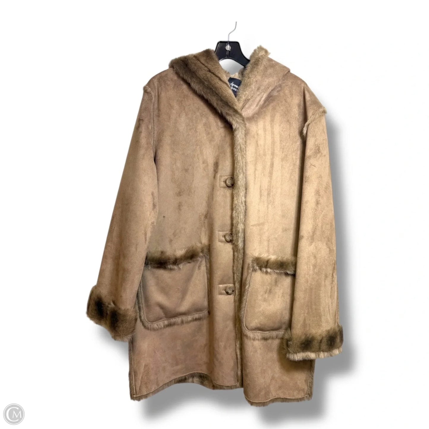 Coat Other By Dennis Basso Qvc In Tan, Size: L
