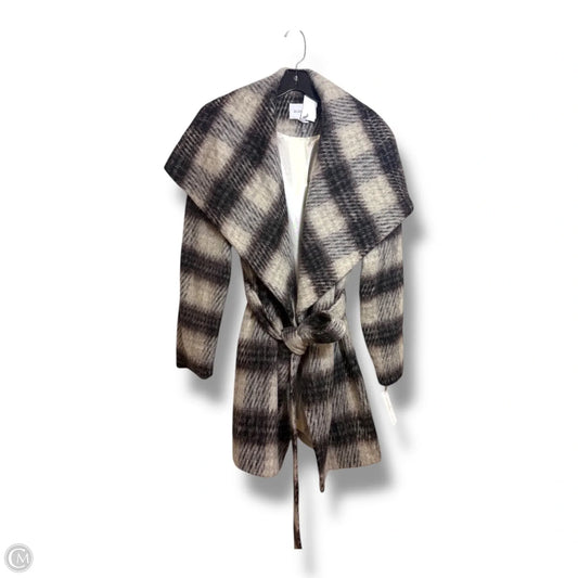 Coat Peacoat By Bcbgeneration In Plaid Pattern, Size: Xxl