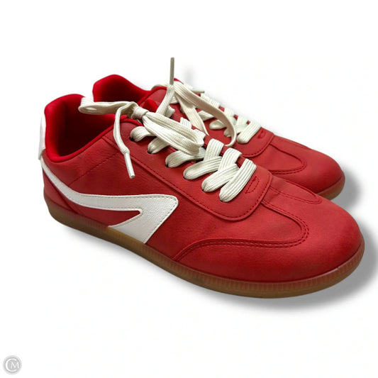 Shoes Sneakers By Dolce Vita In Red & White, Size: 8.5