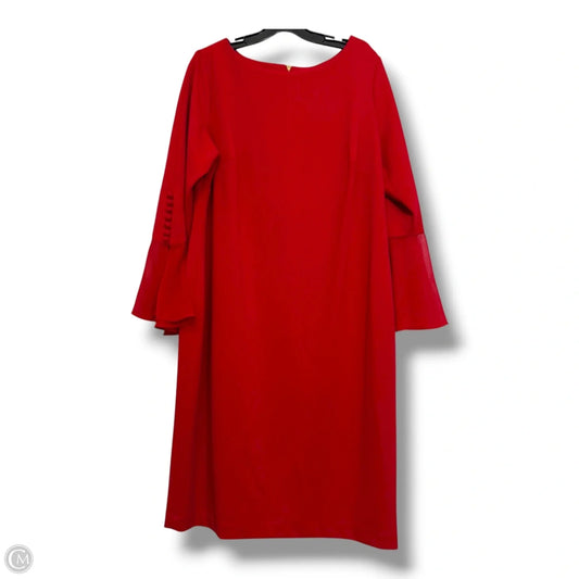 Dress Party Short By Calvin Klein In Red, Size: 16