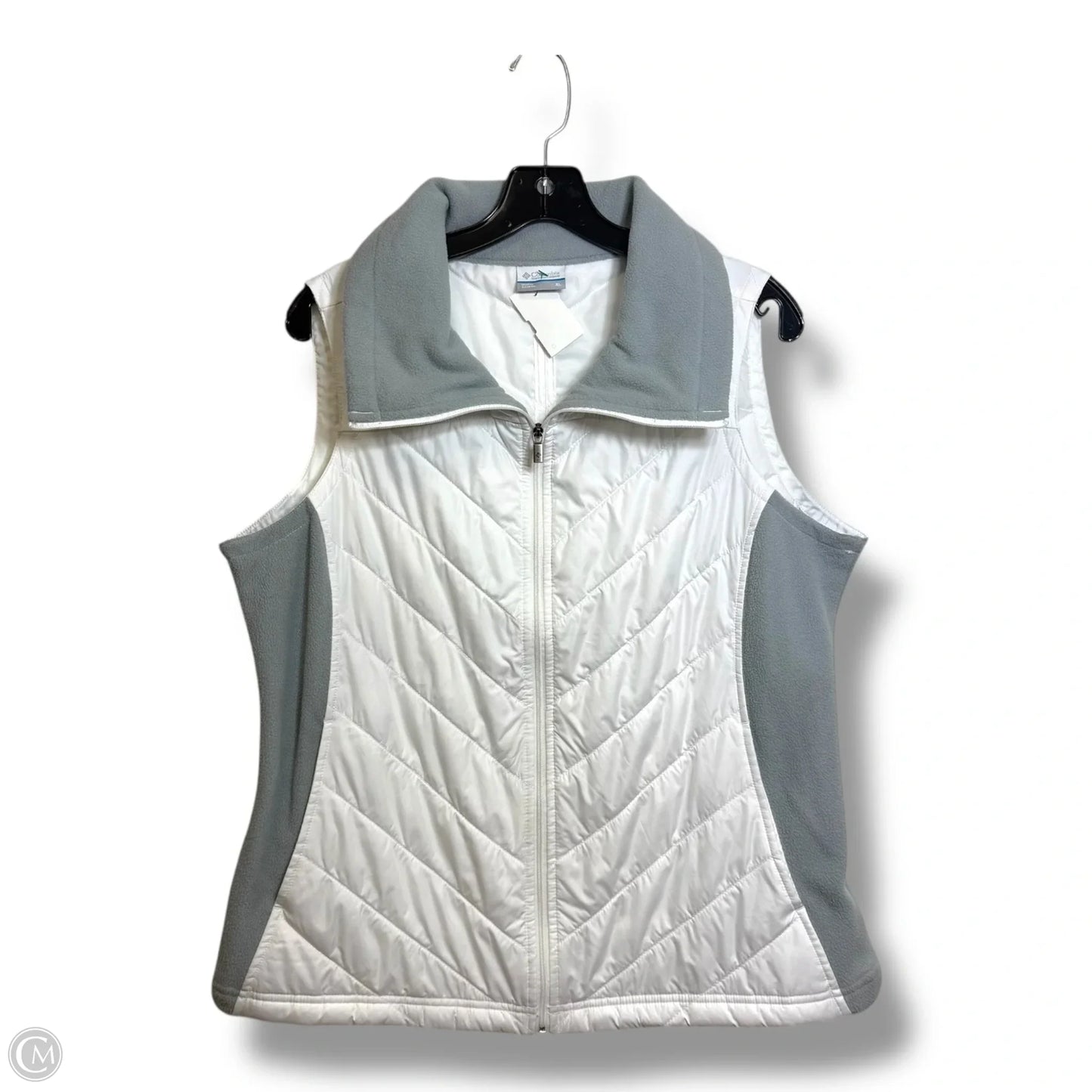 Vest Puffer & Quilted By Columbia In White, Size: Xl