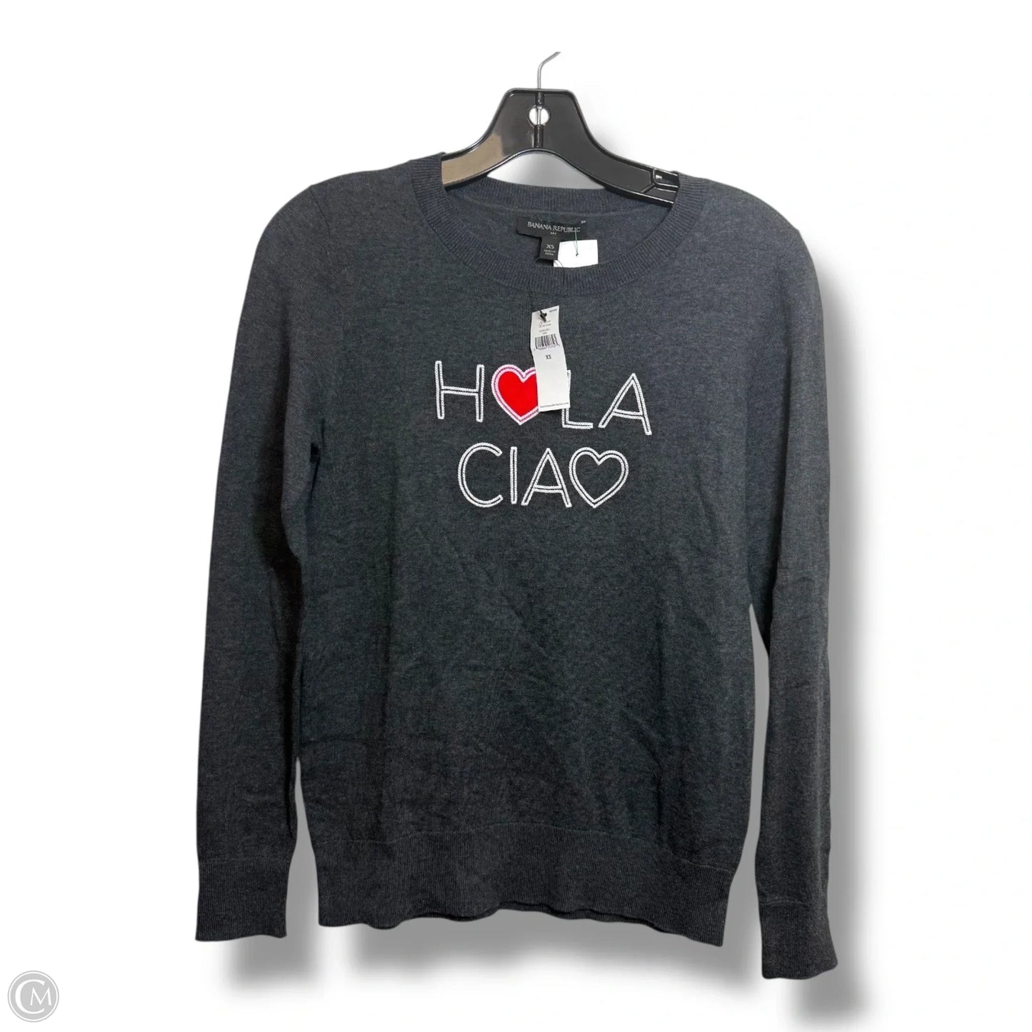 Sweater By Banana Republic In Grey, Size: Xs