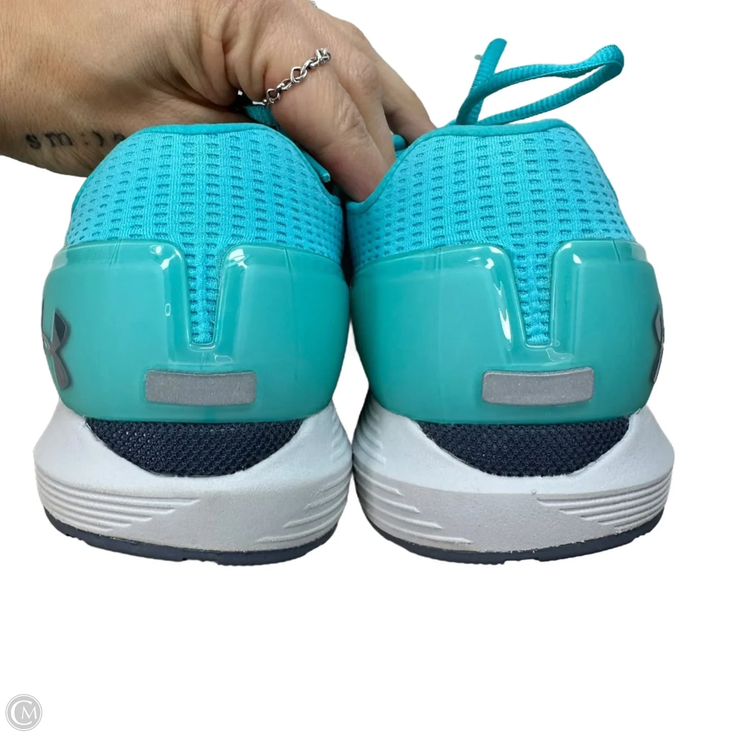 Shoes Sneakers By Under Armour In Blue, Size: 10