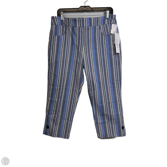 Capris By Tribal In Striped Pattern, Size: 14