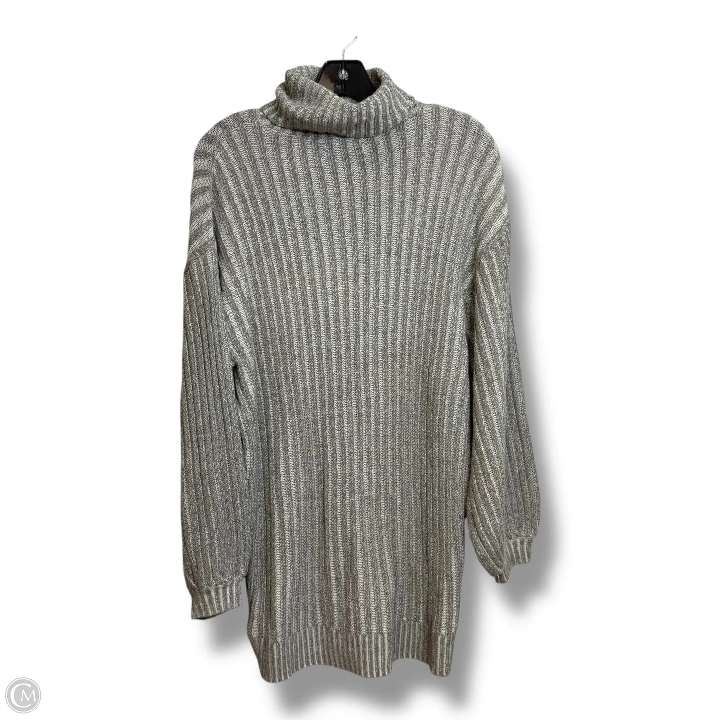 Tunic Long Sleeve By Urban Outfitters In Grey, Size: Xs