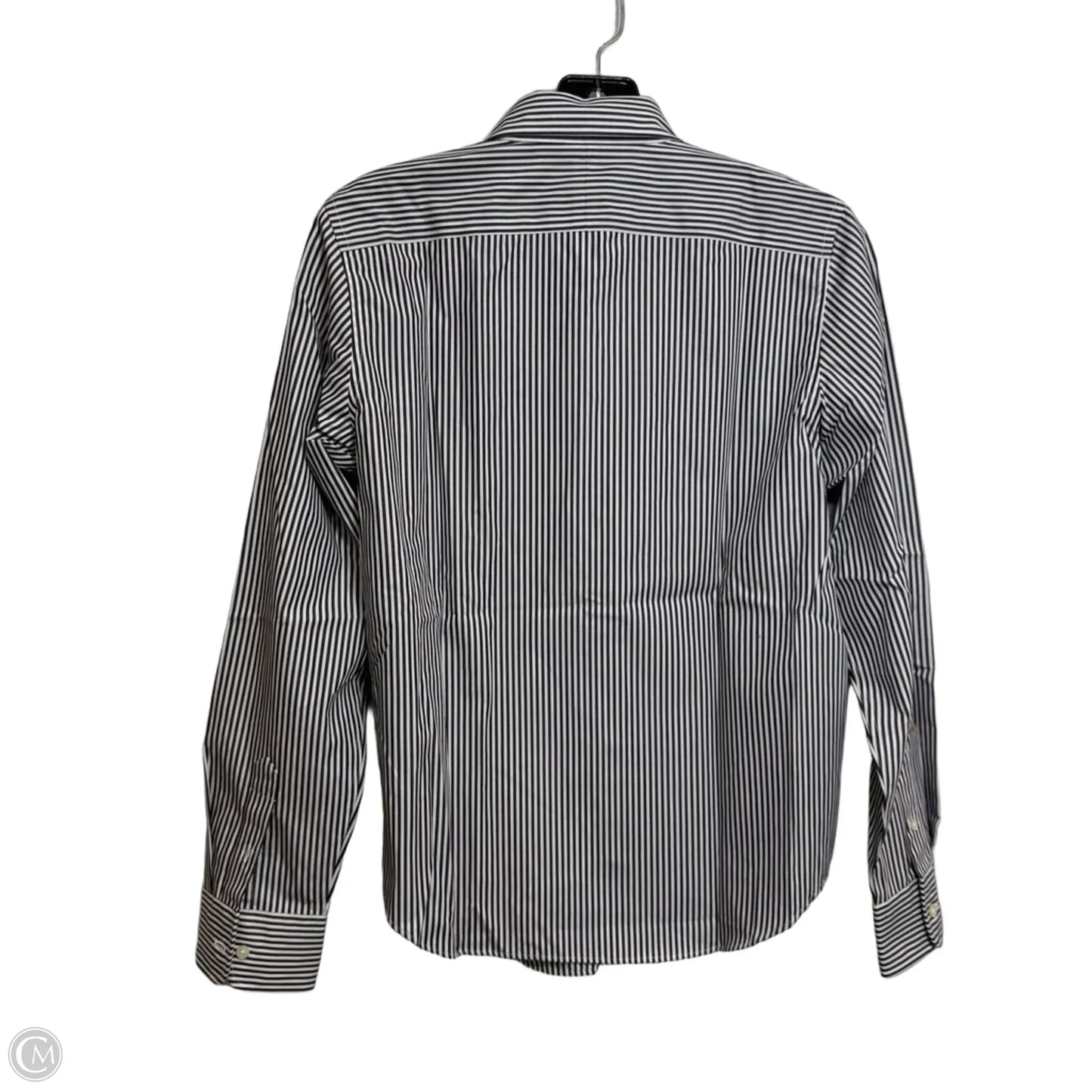 Top Long Sleeve Basic By Lauren By Ralph Lauren In Striped Pattern, Size: S