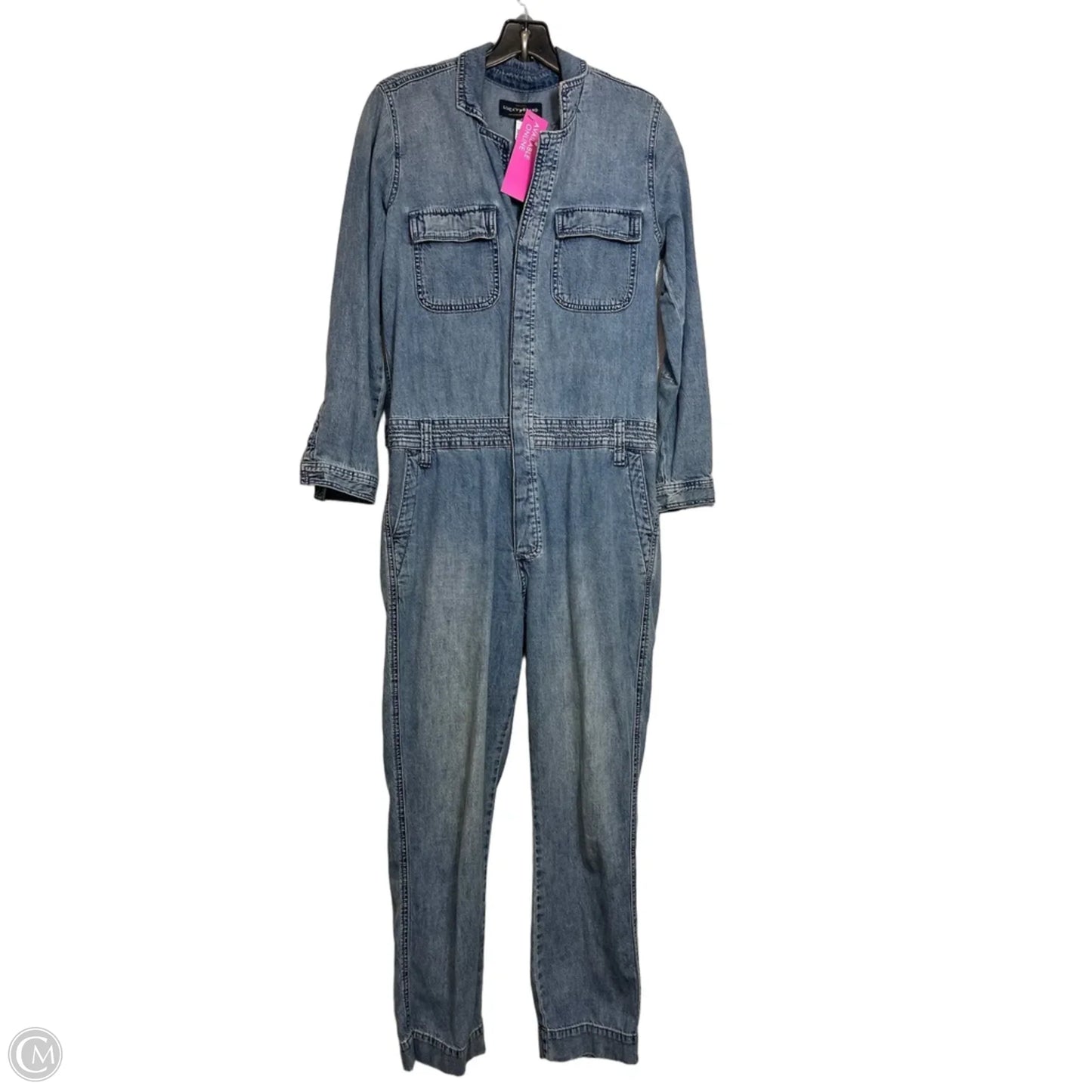 Jumpsuit By Lucky Brand In Blue Denim, Size: S